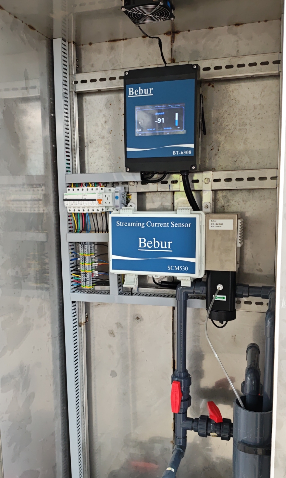 SCM530流动电流仪在眉山市某供排水厂的应用