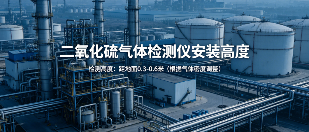 二氧化硫气体检测仪安装高度是多少？