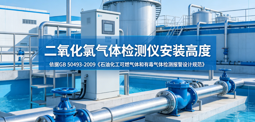 二氧化氯气体检测仪安装高度