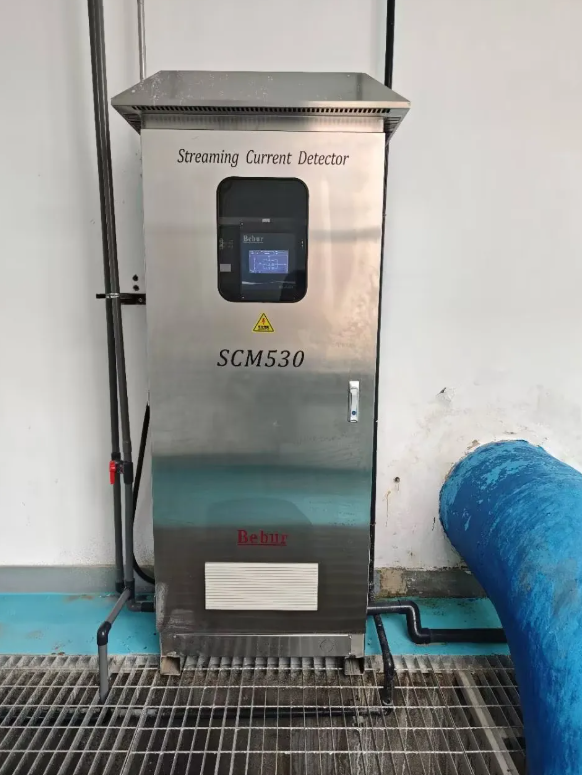 安装于北安净水厂的Bebur巴倍尔SCM530流动电流仪