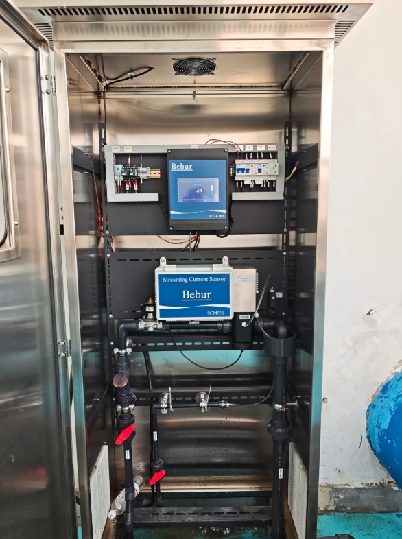 Bebur巴倍尔SCM530流动电流仪在北安市净水厂实拍图片