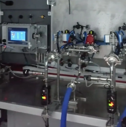 BT8500液体颗粒计数器在流道清洗机安装案例图片