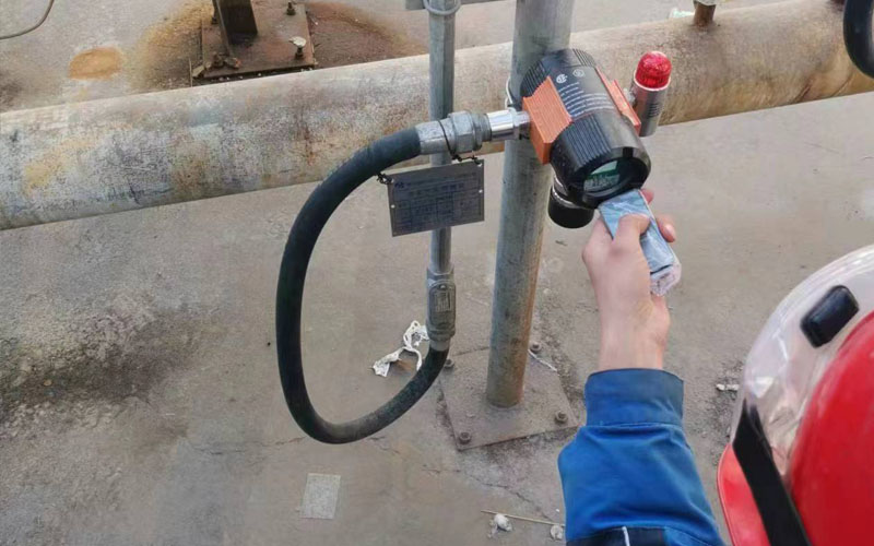 某氯碱化工企业氯气合成工段AS525-CL2氯气检测仪安装现场