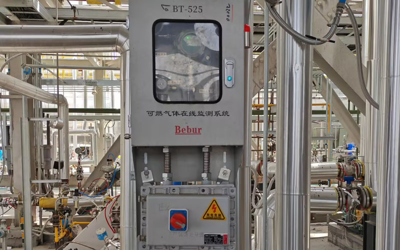 AS300-H2固定式氢气检测仪及配套系统在多个行业的氢气安全监测现场实拍图